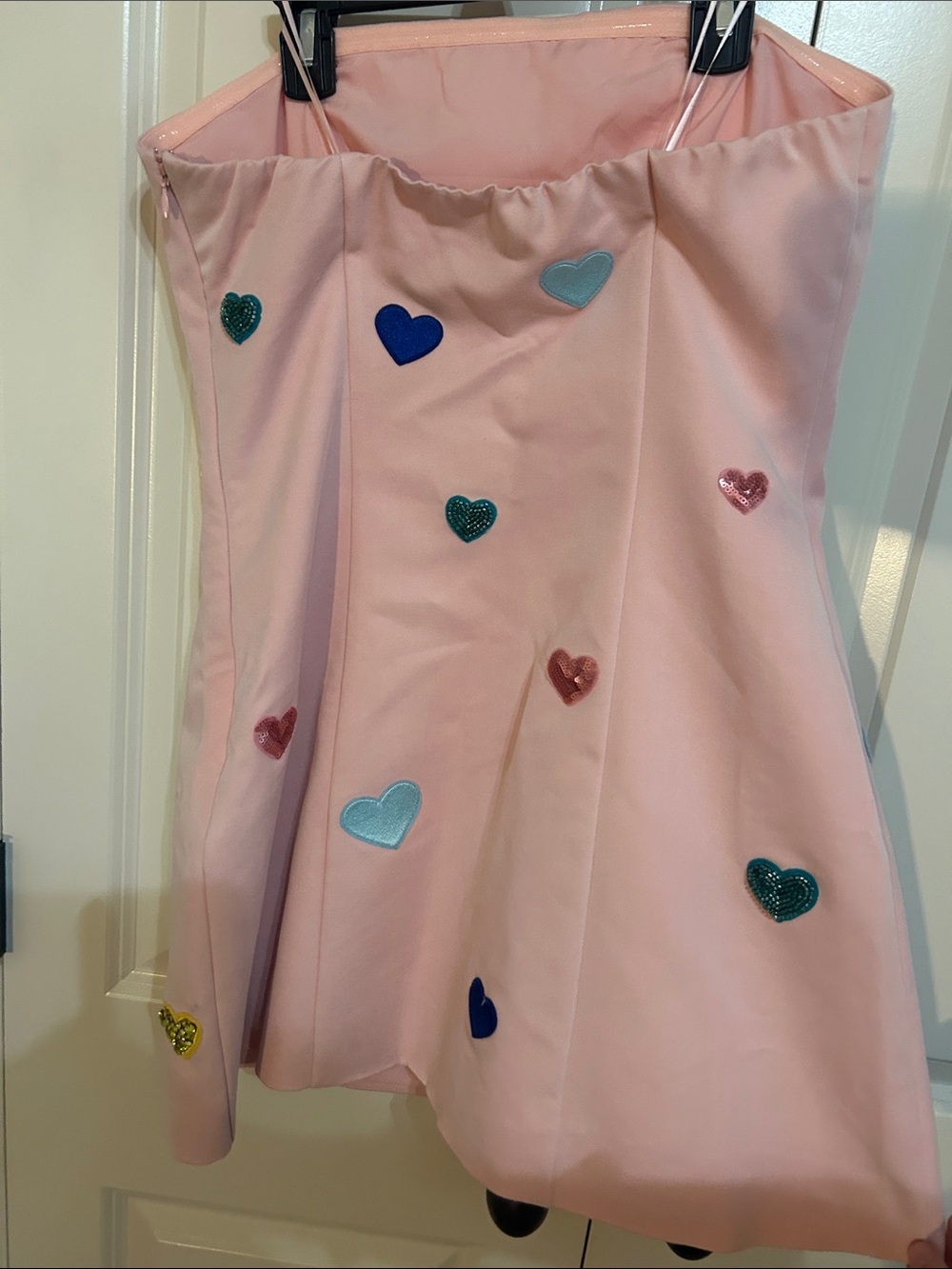 Mare Mare Strapless Heart-Embellished Mini Dress - Picture 4 of 8